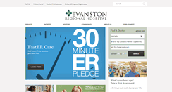 Desktop Screenshot of evanstonregionalhospital.com